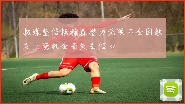 拓媒坚信杨瀚森潜力无限不会因缺乏上场机会而失去信心